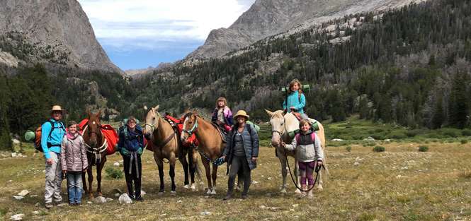 Dr. Francisco hiking with his family